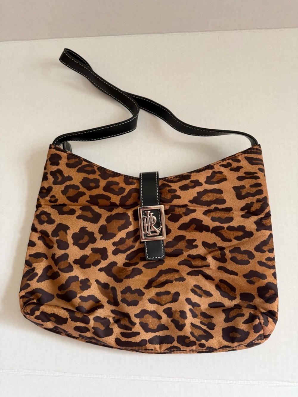 Lauren Ralph Lauren Leopard Print Shoulder Bag